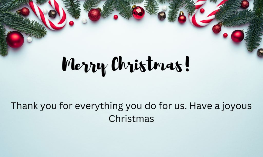 Christmas Wishes to Your Boss 