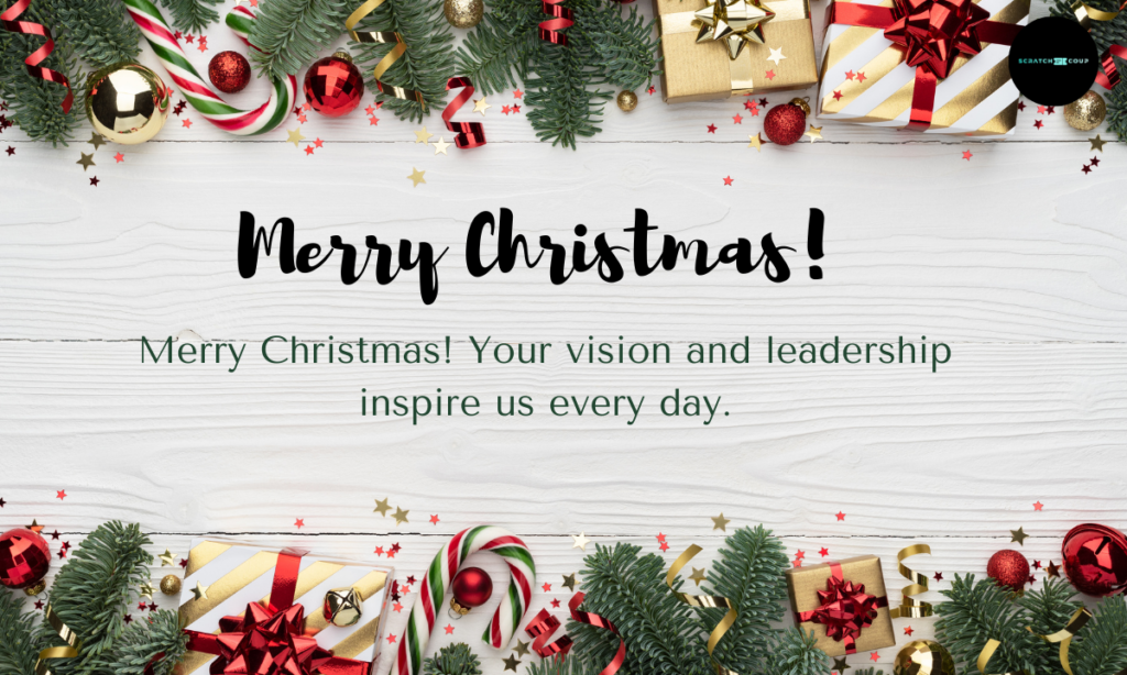 Christmas Wishes to Your Boss 