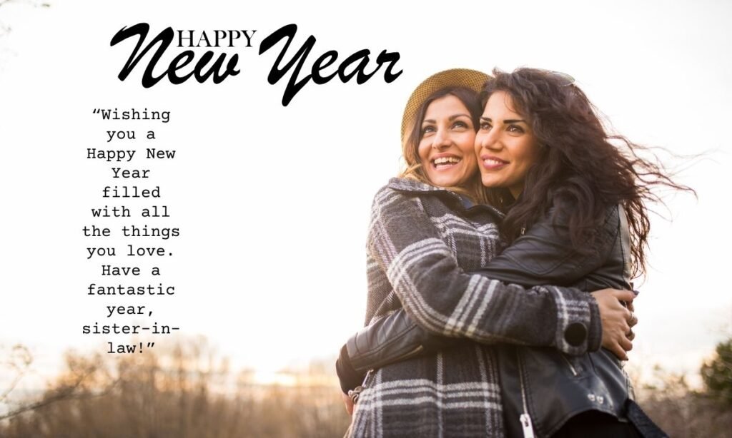 New year wishes for sister-in-law 